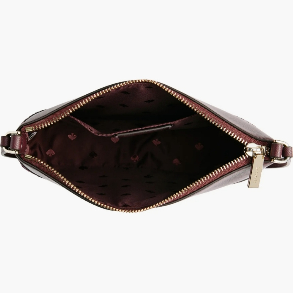 Kate Spade Flash Glitter Crossbody Cherrywood NWT - Picture 3 of 5